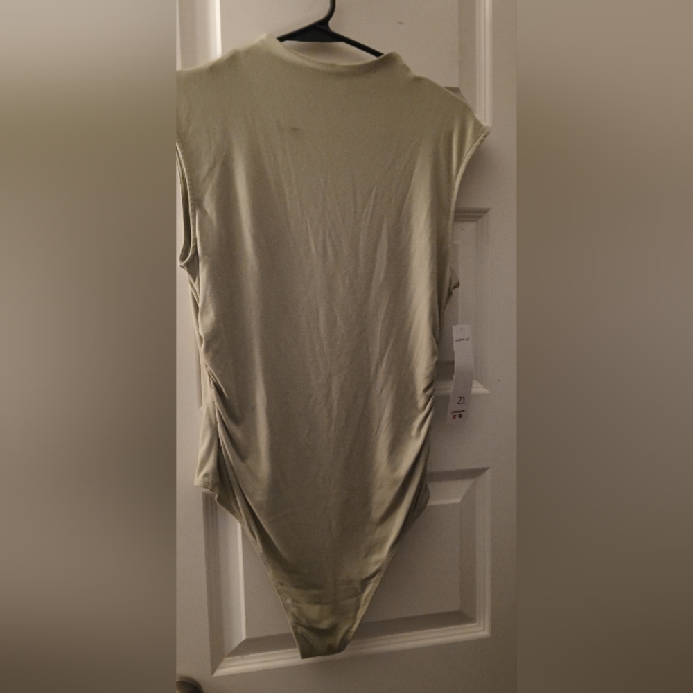 Madden Girl Olive Sleeveless Bodysuit